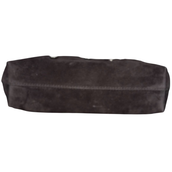 Veronica Beard Small Crystal-Studded Suede Clutch Bag - Picture 6 of 8